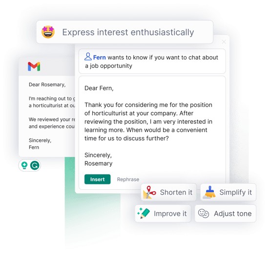 ai email marketing tools: grammarly