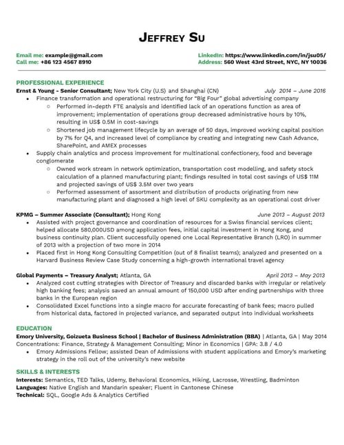 example-of-chronological-resume-Jeff