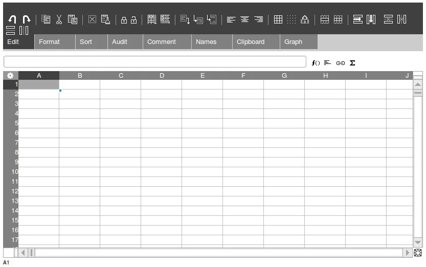 Excel alternative, EtherCalc spreadsheet example