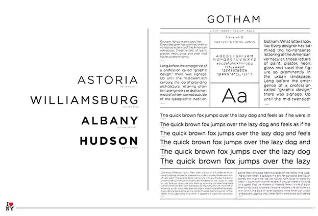 i love new york brand style guide typography