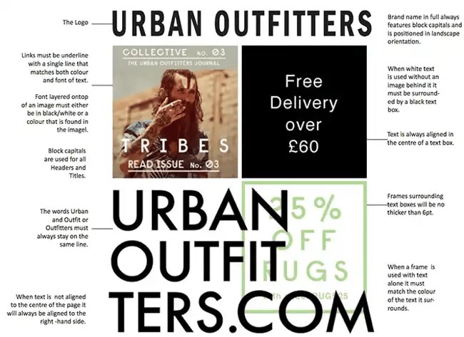 urban outfitters brand style guide 
