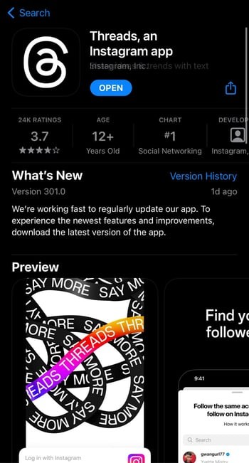 how to use threads, download and install threads, an Instagram app