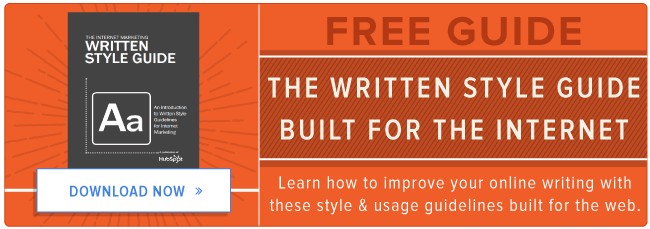 free written style guide for the internet