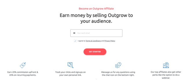 Outgrow Affiliate Program