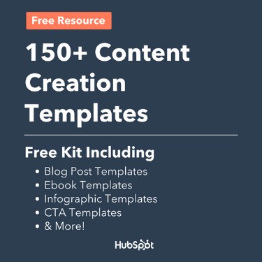 social media content calendar: content creation templates