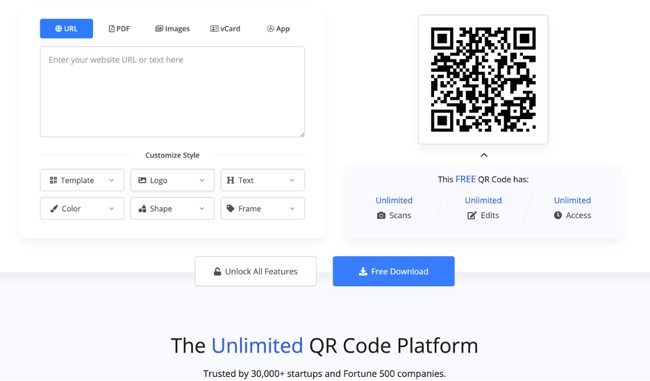 how to make a QR code, QR Code Generator Hub interface