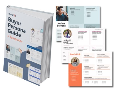 a buyer persona template for Content Marketing from HubSpot